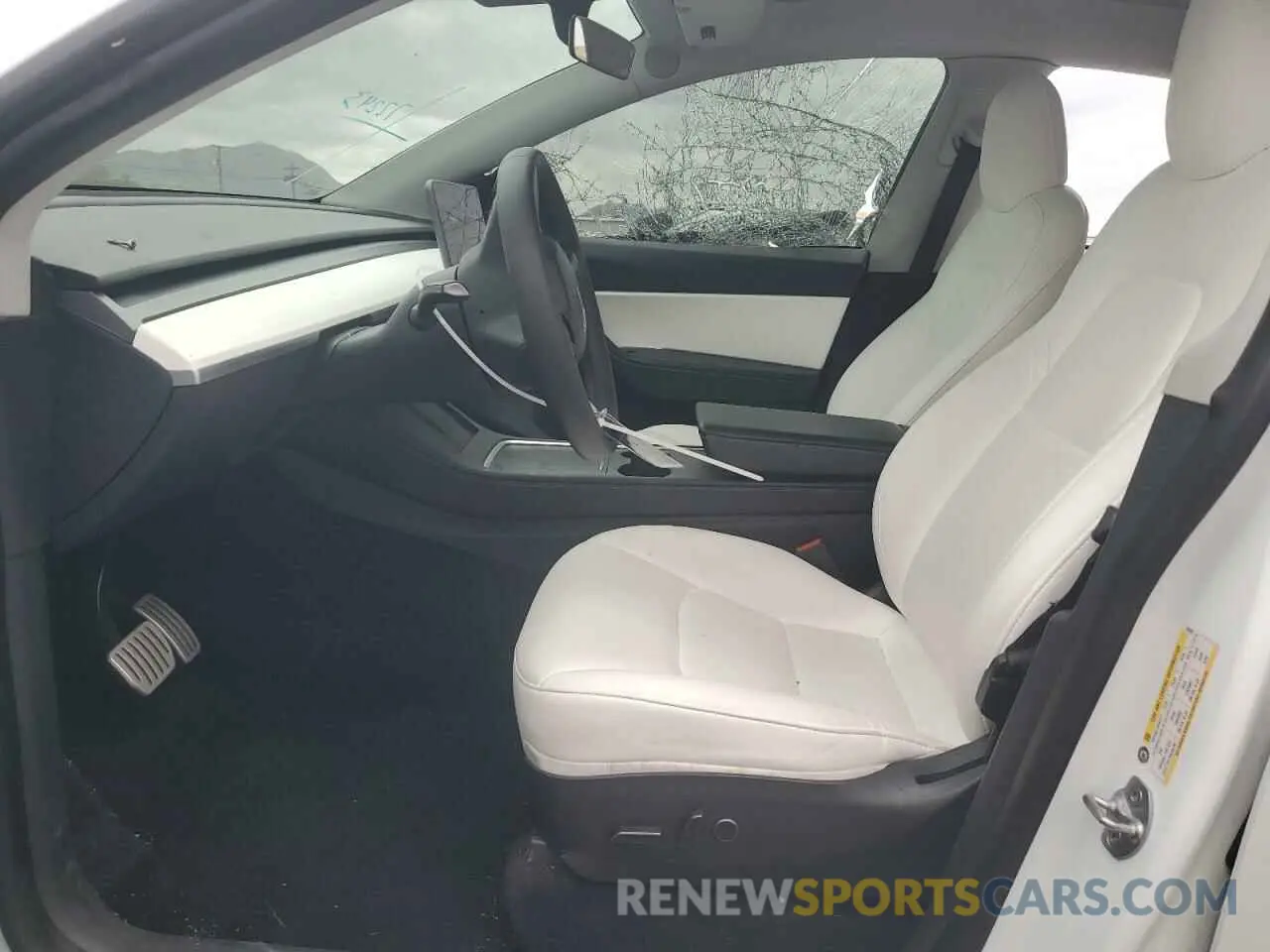 7 Photograph of a damaged car 7SAYGDEF0NF358309 TESLA MODEL Y 2022