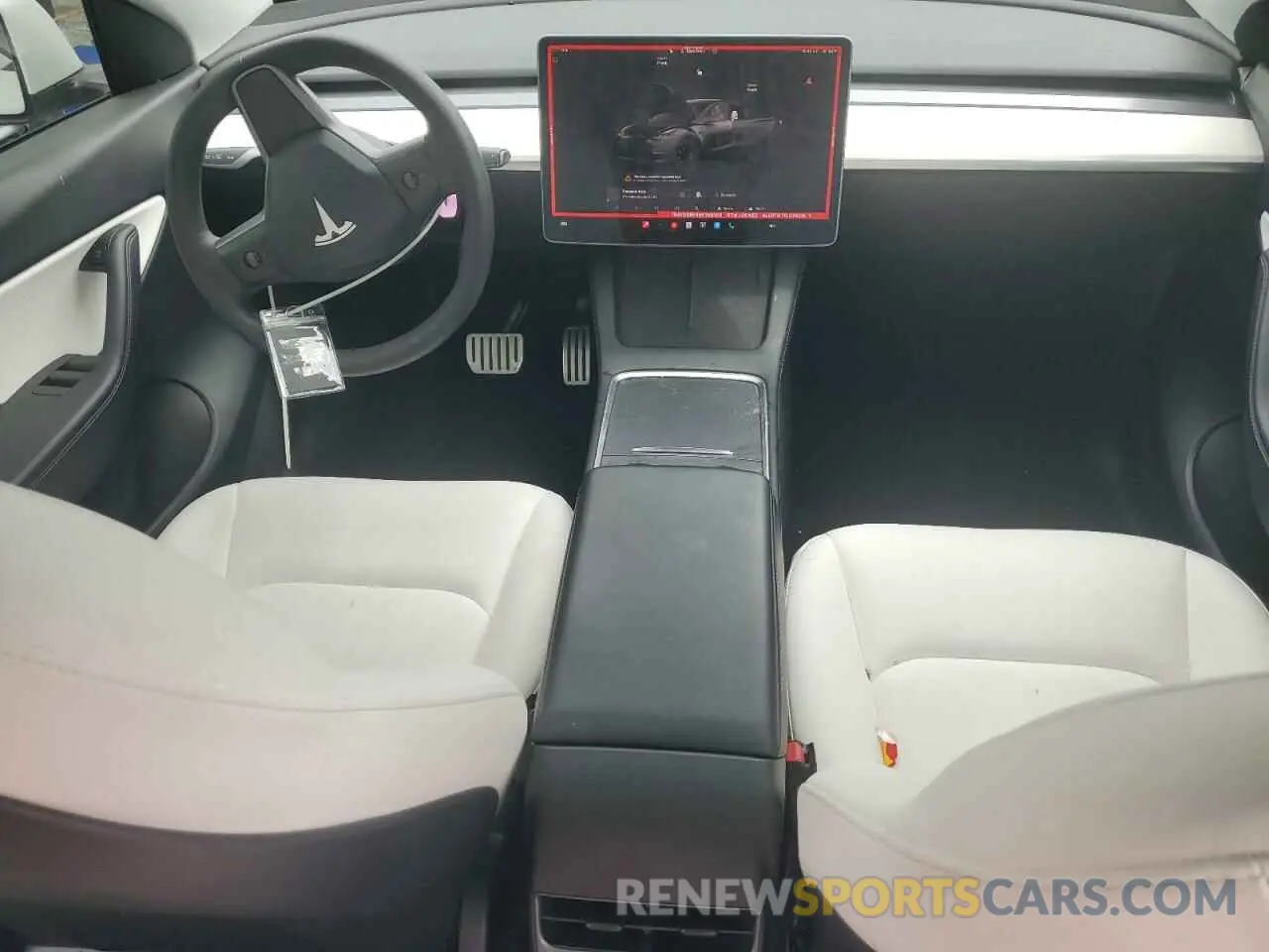 8 Photograph of a damaged car 7SAYGDEF0NF358309 TESLA MODEL Y 2022