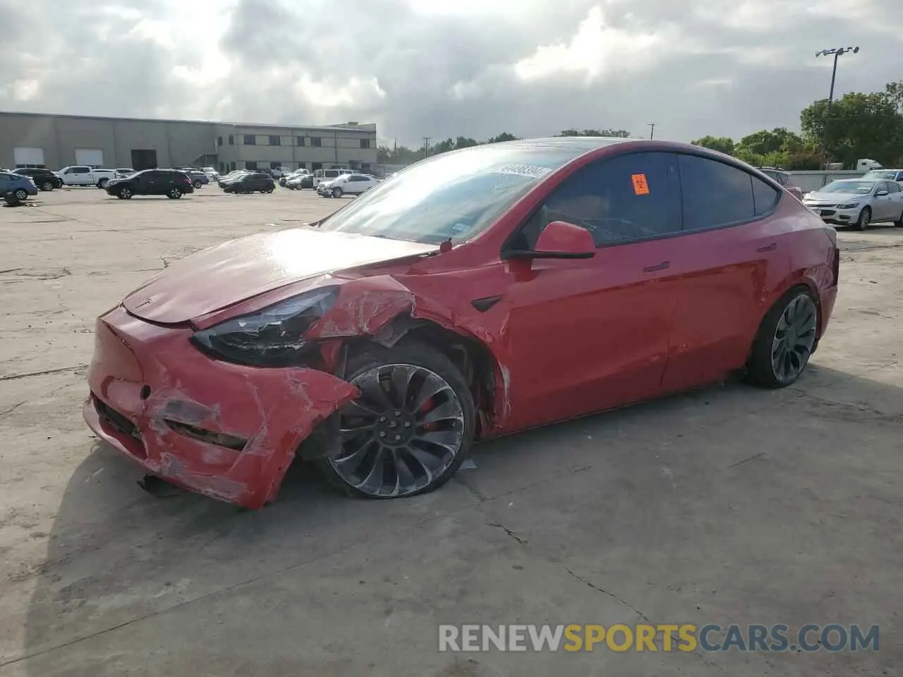1 Photograph of a damaged car 7SAYGDEF0NF372307 TESLA MODEL Y 2022