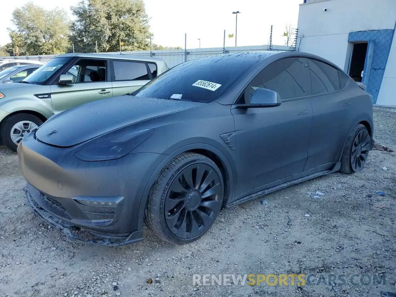 1 Photograph of a damaged car 7SAYGDEF0NF373330 TESLA MODEL Y 2022