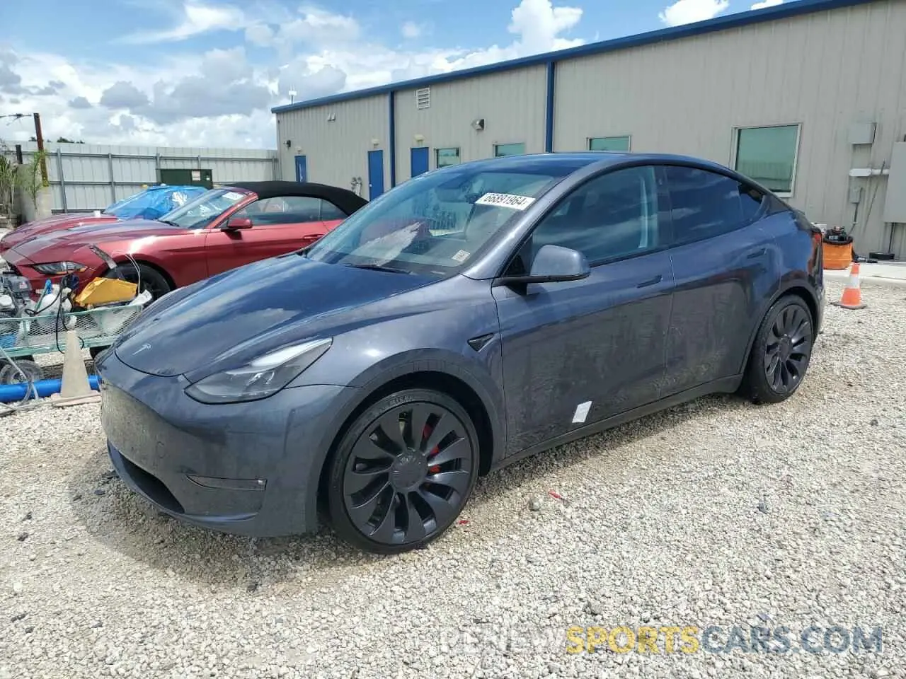 1 Photograph of a damaged car 7SAYGDEF0NF376986 TESLA MODEL Y 2022