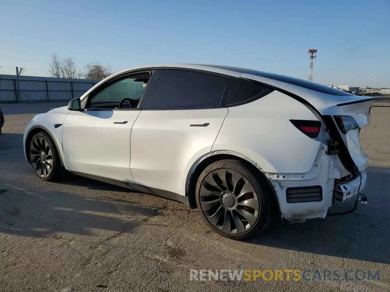 2 Фотография поврежденного автомобиля 7SAYGDEF0NF397241 TESLA MODEL Y 2022