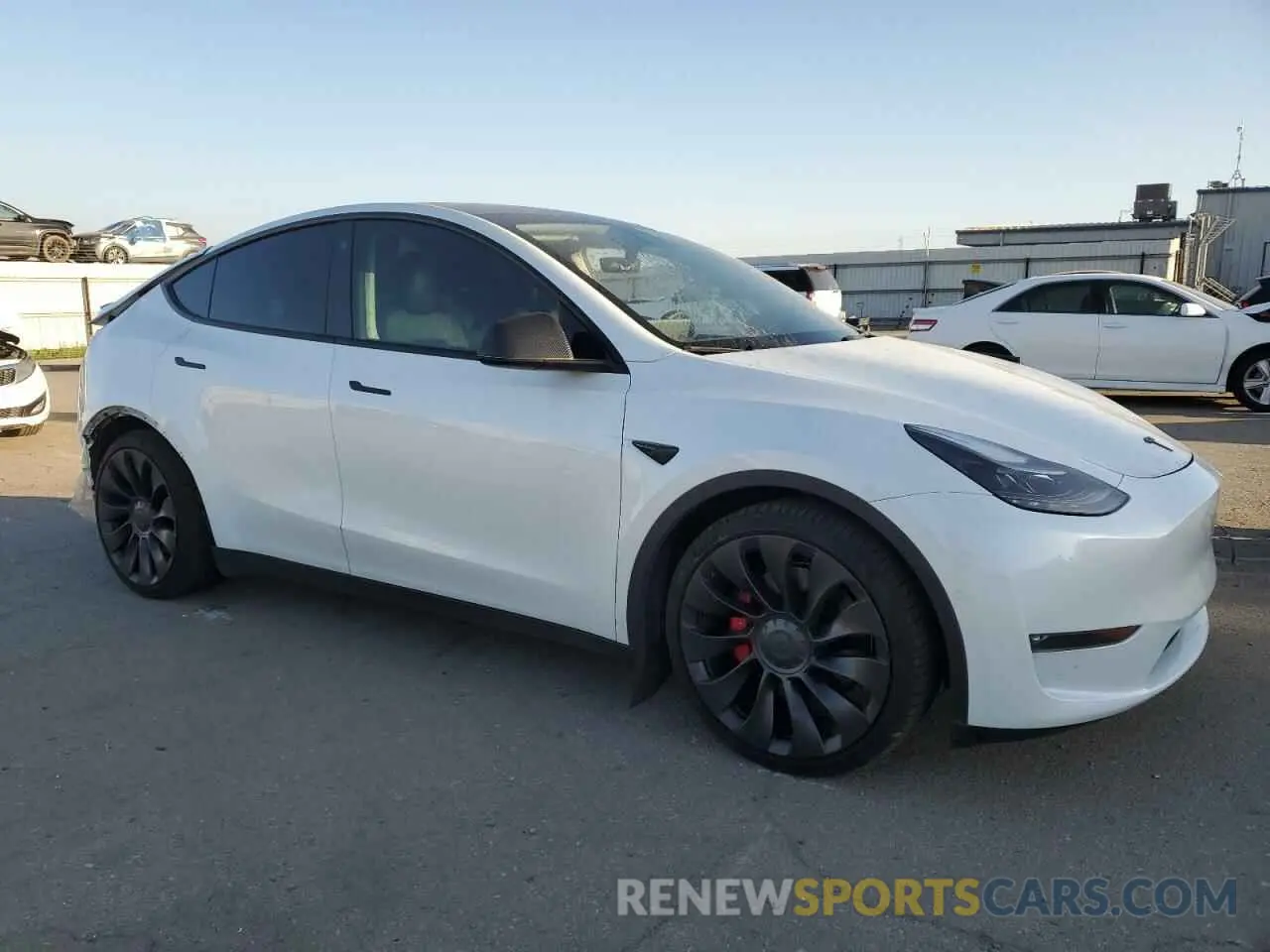 4 Фотография поврежденного автомобиля 7SAYGDEF0NF397241 TESLA MODEL Y 2022