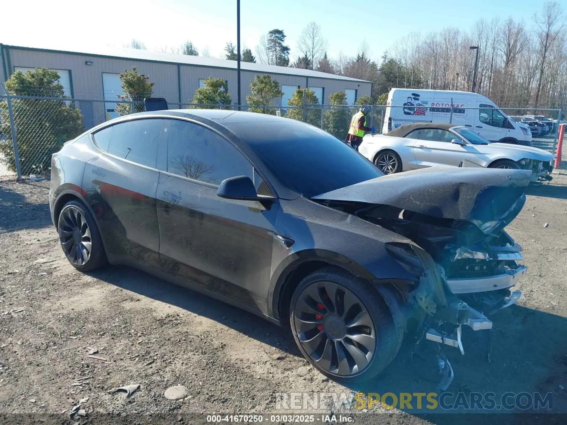 1 Фотография поврежденного автомобиля 7SAYGDEF0NF447460 TESLA MODEL Y 2022