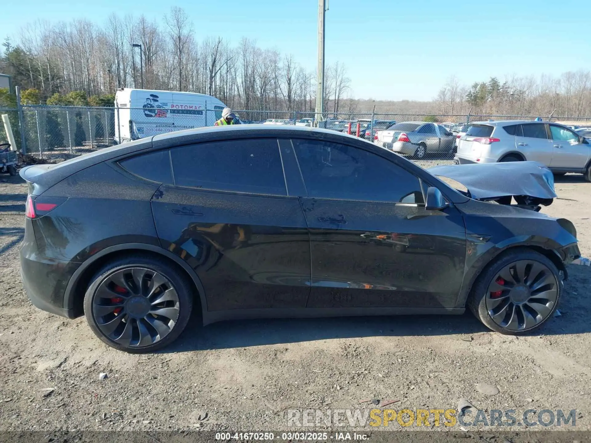 14 Фотография поврежденного автомобиля 7SAYGDEF0NF447460 TESLA MODEL Y 2022