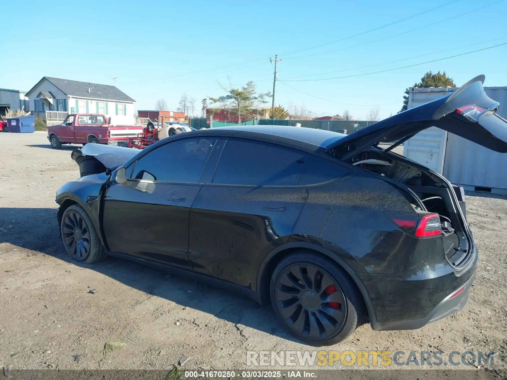 3 Фотография поврежденного автомобиля 7SAYGDEF0NF447460 TESLA MODEL Y 2022
