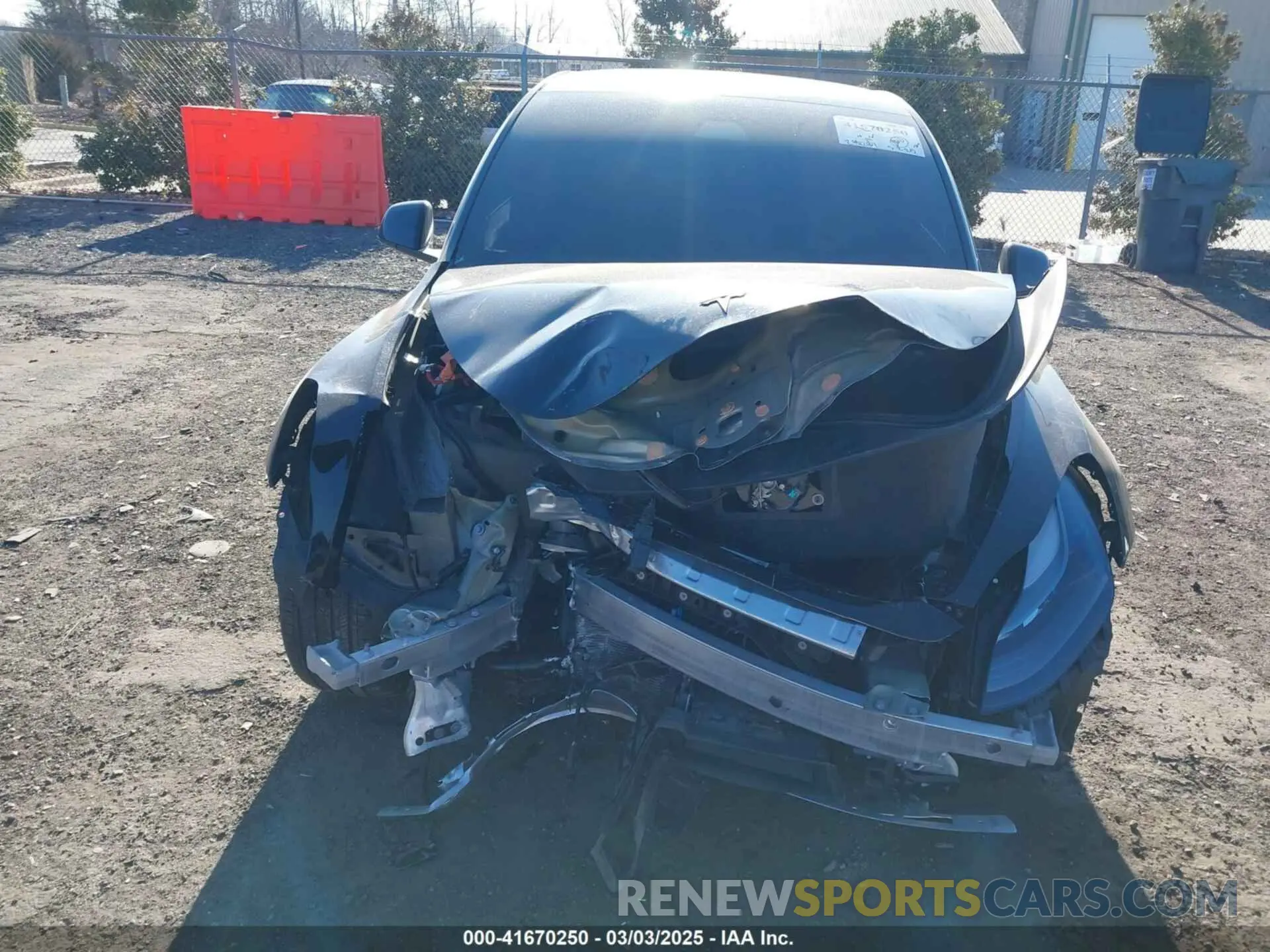 6 Фотография поврежденного автомобиля 7SAYGDEF0NF447460 TESLA MODEL Y 2022