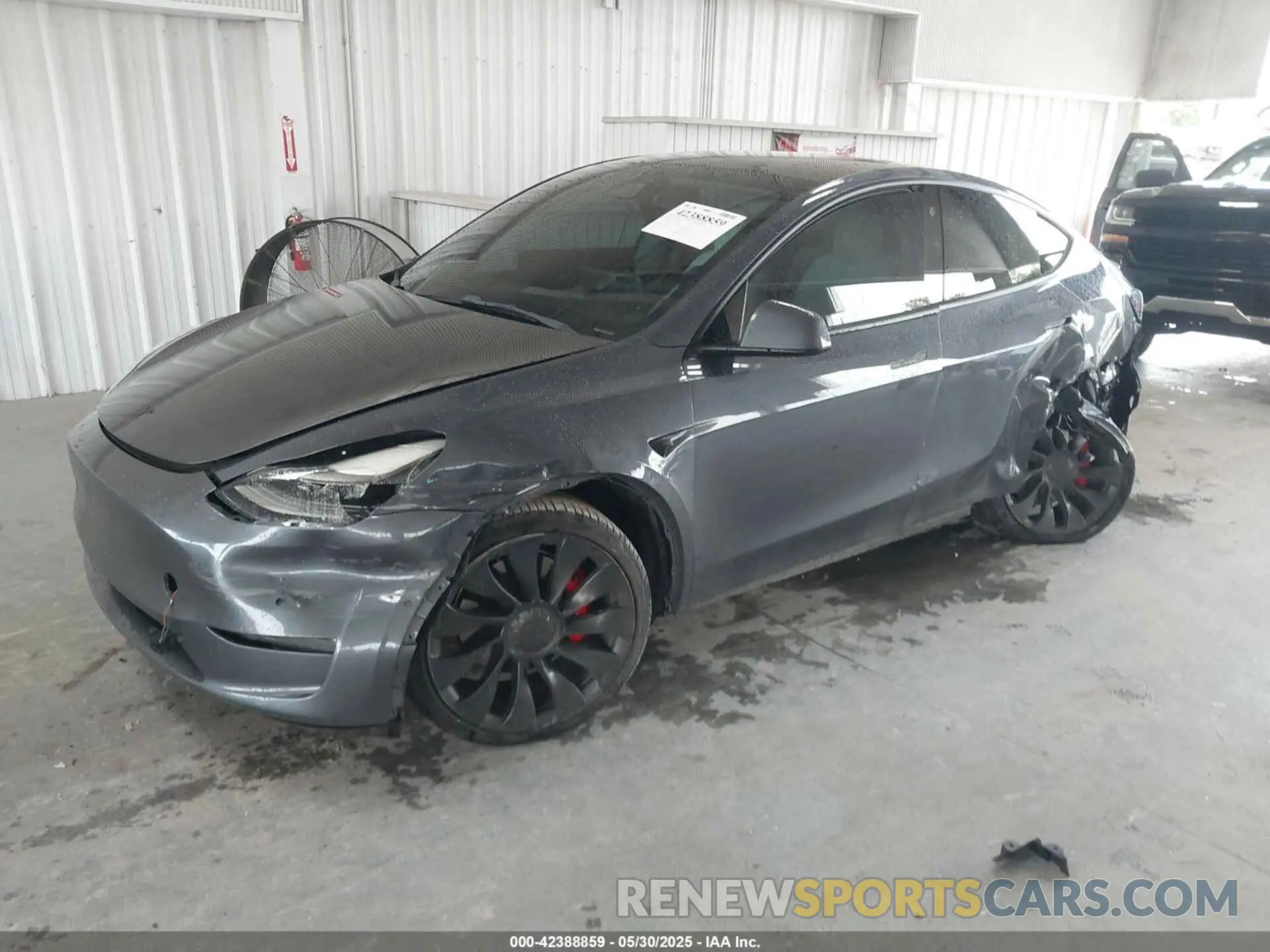 2 Photograph of a damaged car 7SAYGDEF0NF451010 TESLA MODEL Y 2022