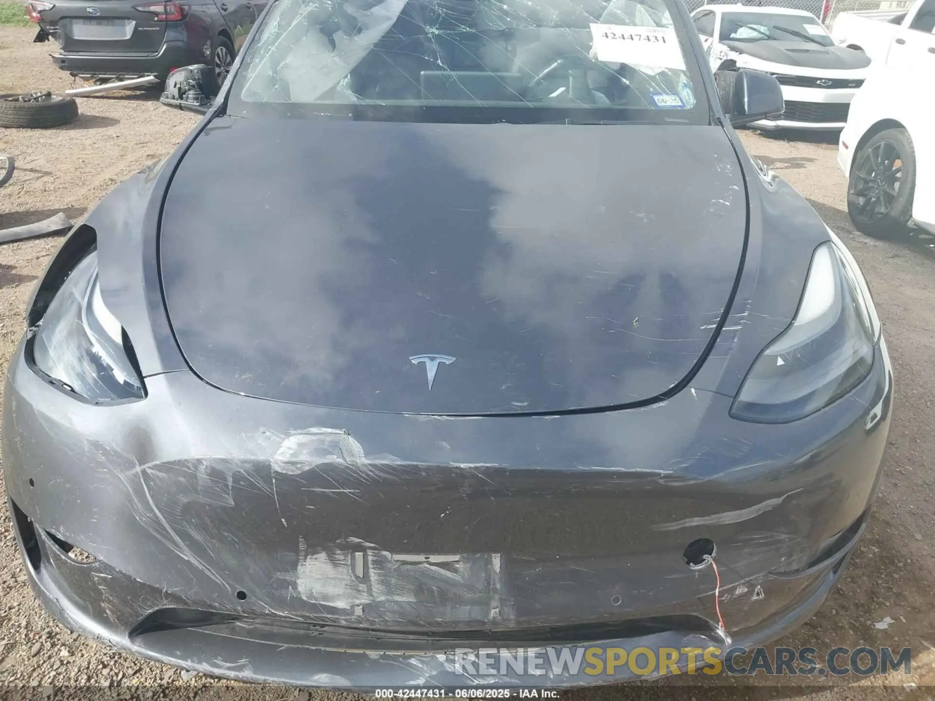 10 Фотография поврежденного автомобиля 7SAYGDEF0NF451671 TESLA MODEL Y 2022