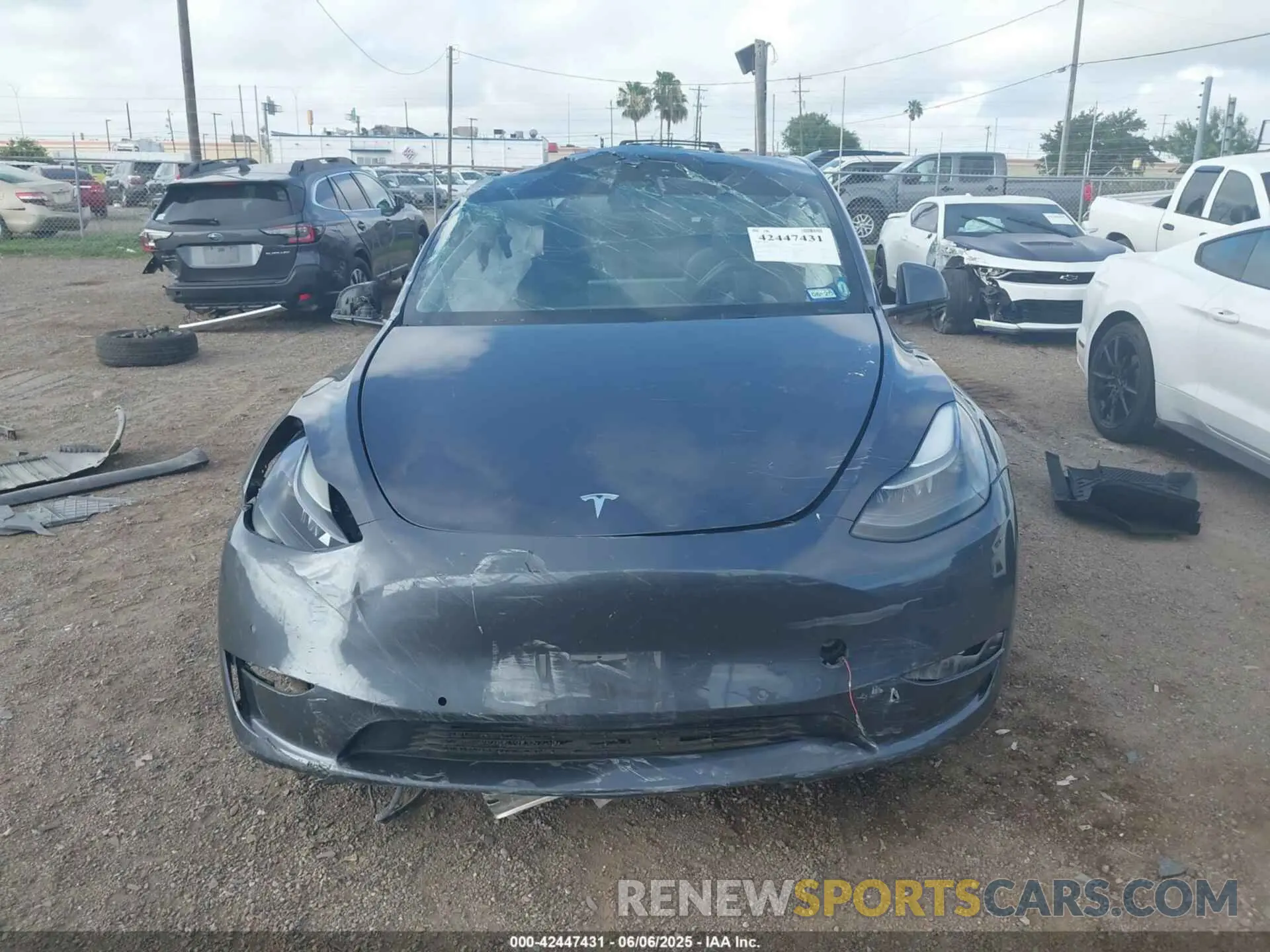 12 Фотография поврежденного автомобиля 7SAYGDEF0NF451671 TESLA MODEL Y 2022