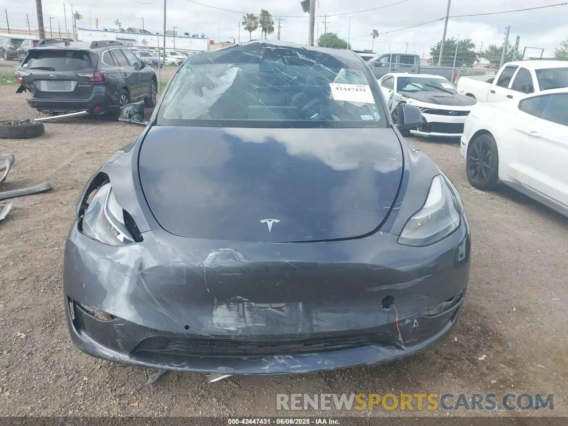 6 Фотография поврежденного автомобиля 7SAYGDEF0NF451671 TESLA MODEL Y 2022