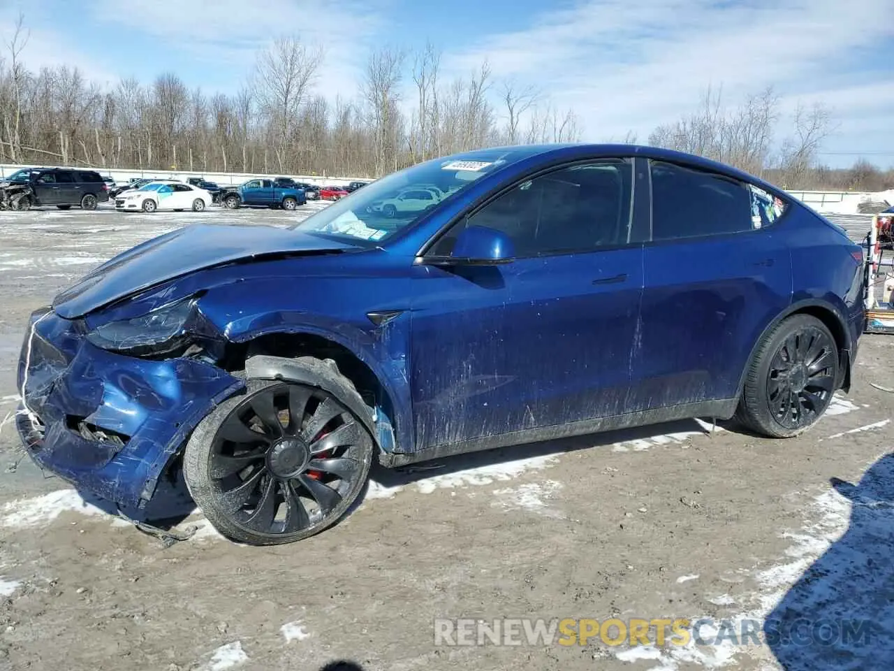 1 Фотография поврежденного автомобиля 7SAYGDEF0NF465425 TESLA MODEL Y 2022