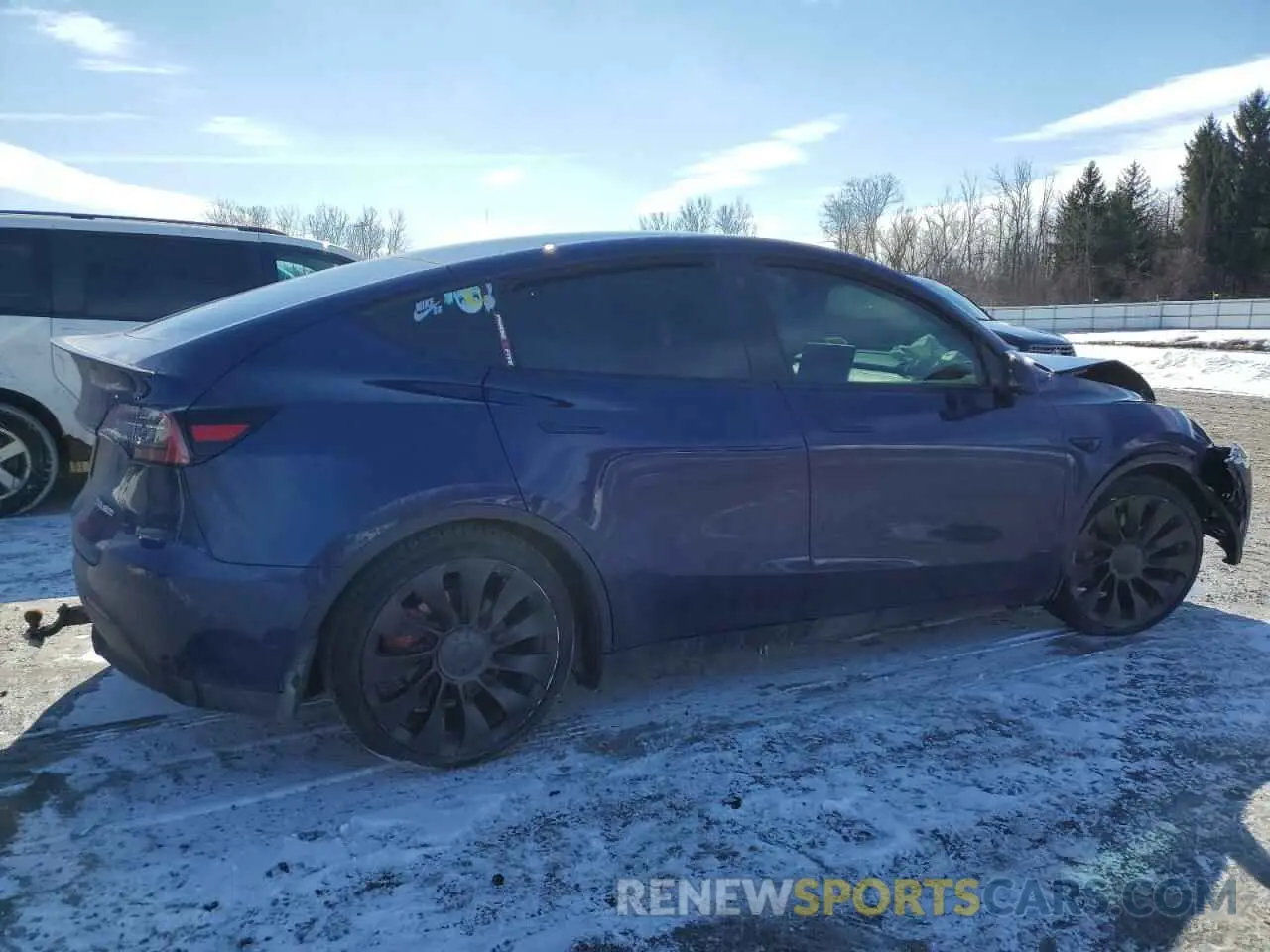 3 Фотография поврежденного автомобиля 7SAYGDEF0NF465425 TESLA MODEL Y 2022