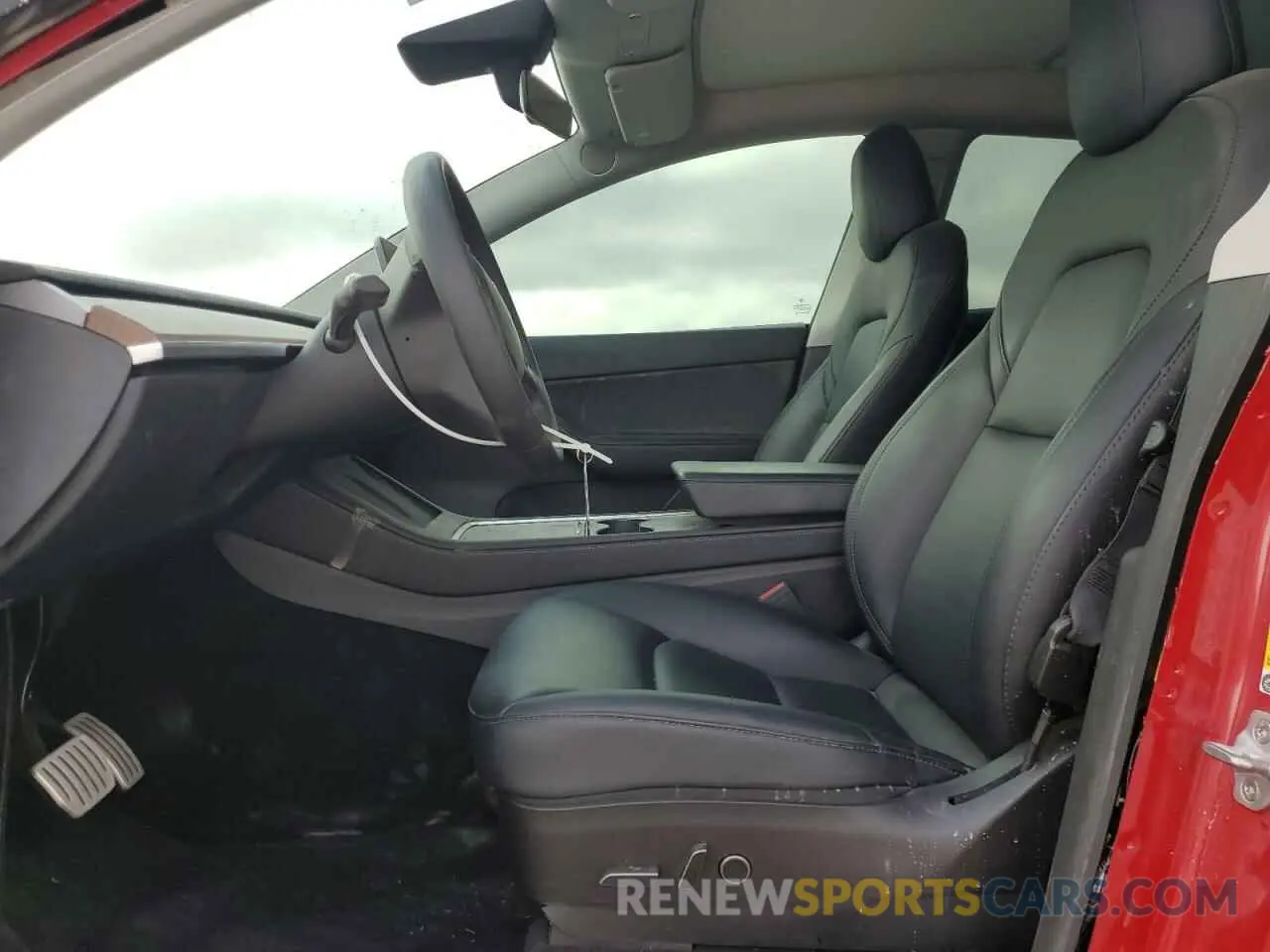 7 Photograph of a damaged car 7SAYGDEF0NF468373 TESLA MODEL Y 2022