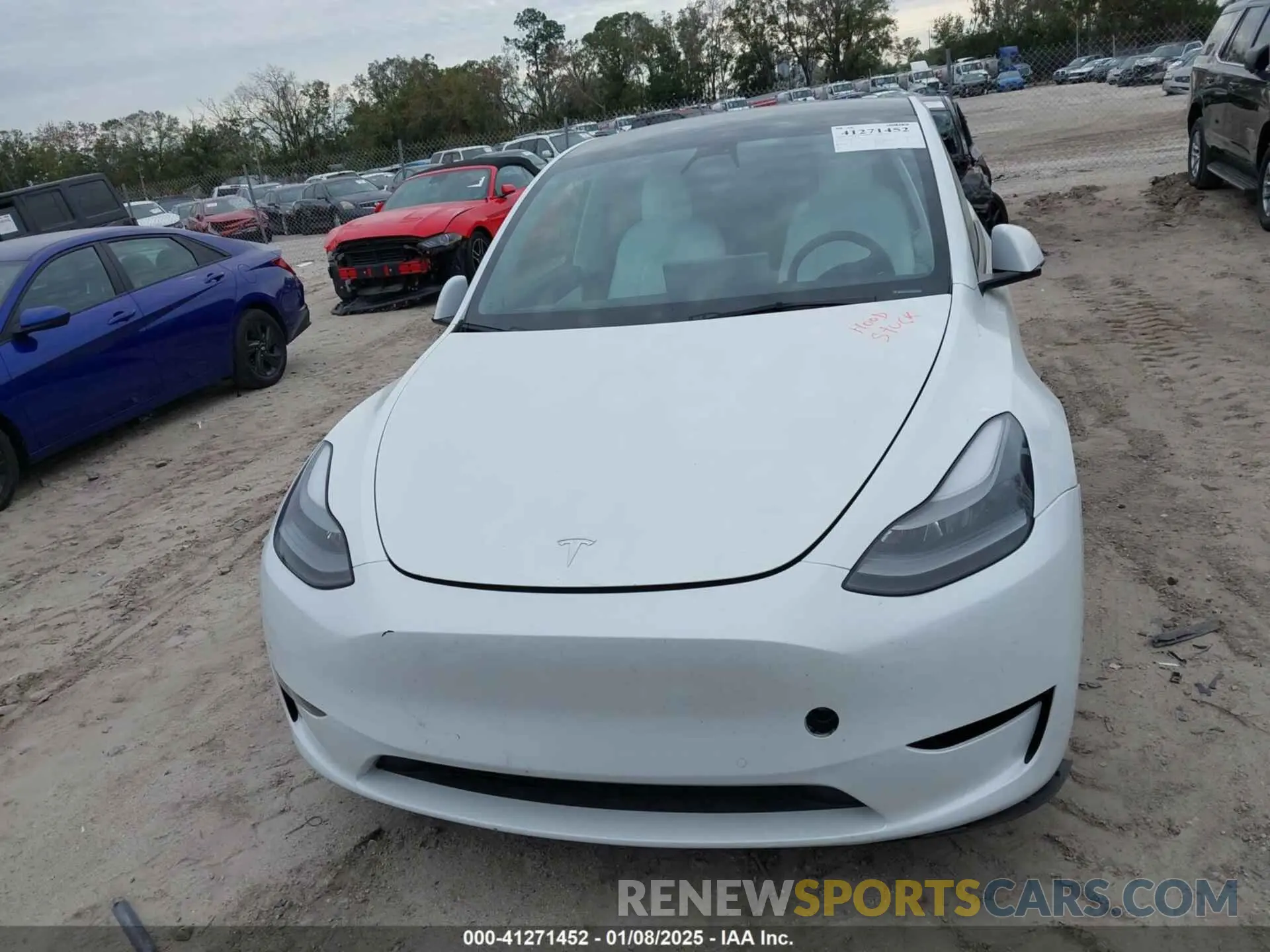 12 Фотография поврежденного автомобиля 7SAYGDEF0NF468566 TESLA MODEL Y 2022