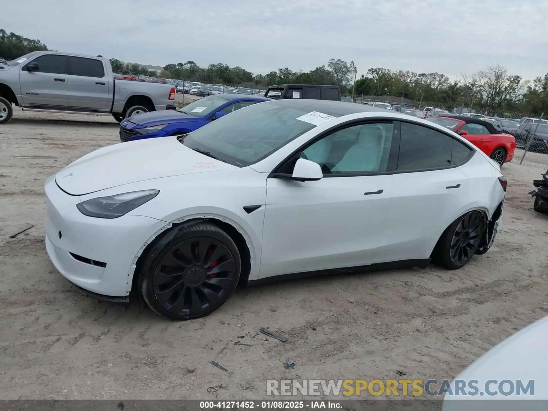 14 Фотография поврежденного автомобиля 7SAYGDEF0NF468566 TESLA MODEL Y 2022