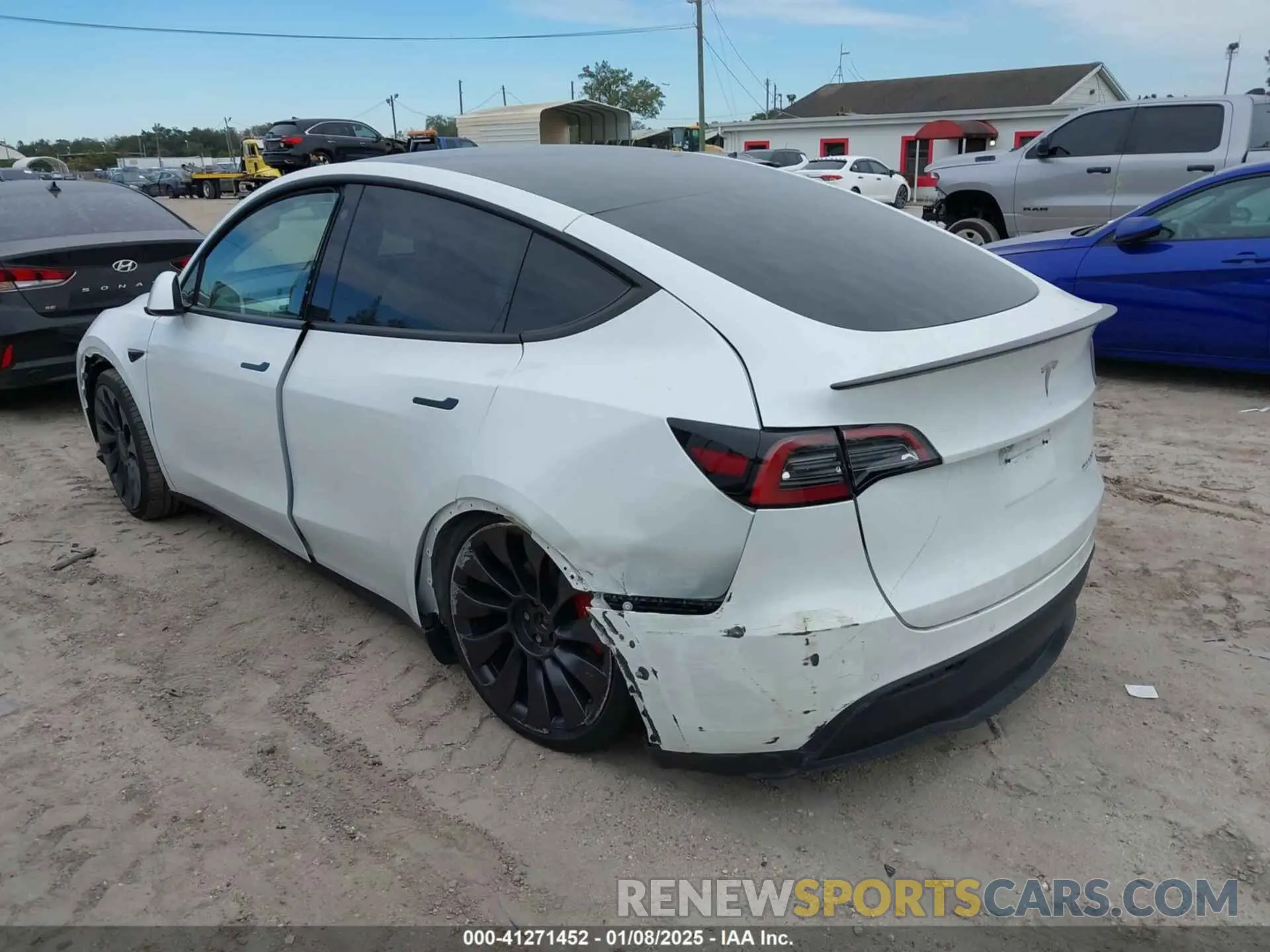 6 Фотография поврежденного автомобиля 7SAYGDEF0NF468566 TESLA MODEL Y 2022