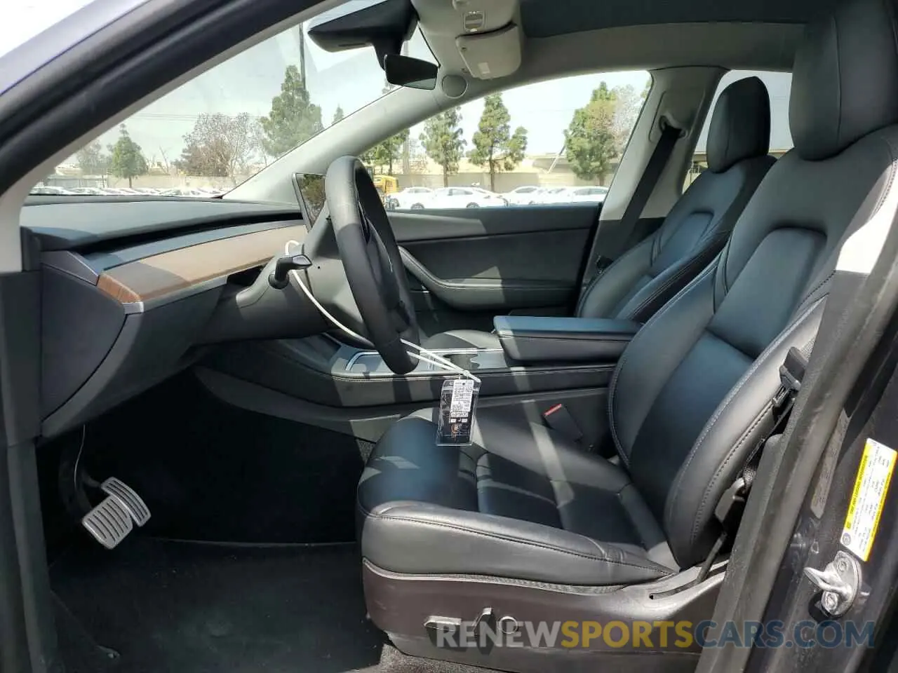 7 Photograph of a damaged car 7SAYGDEF0NF511223 TESLA MODEL Y 2022