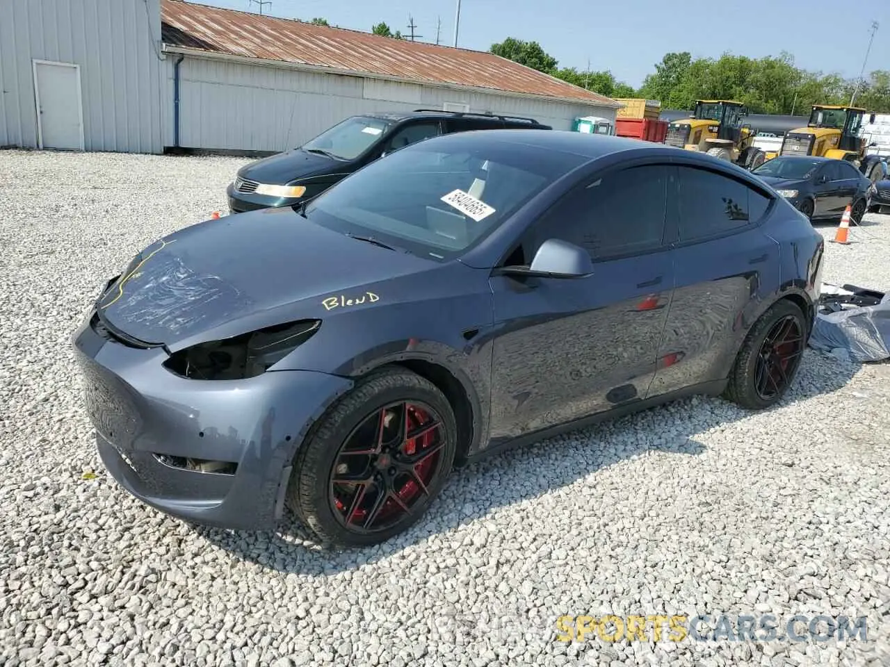 1 Фотография поврежденного автомобиля 7SAYGDEF0NF524165 TESLA MODEL Y 2022