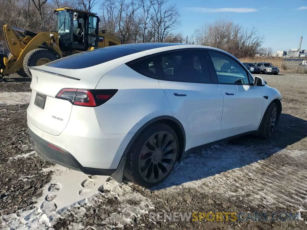 3 Photograph of a damaged car 7SAYGDEF0NF539460 TESLA MODEL Y 2022