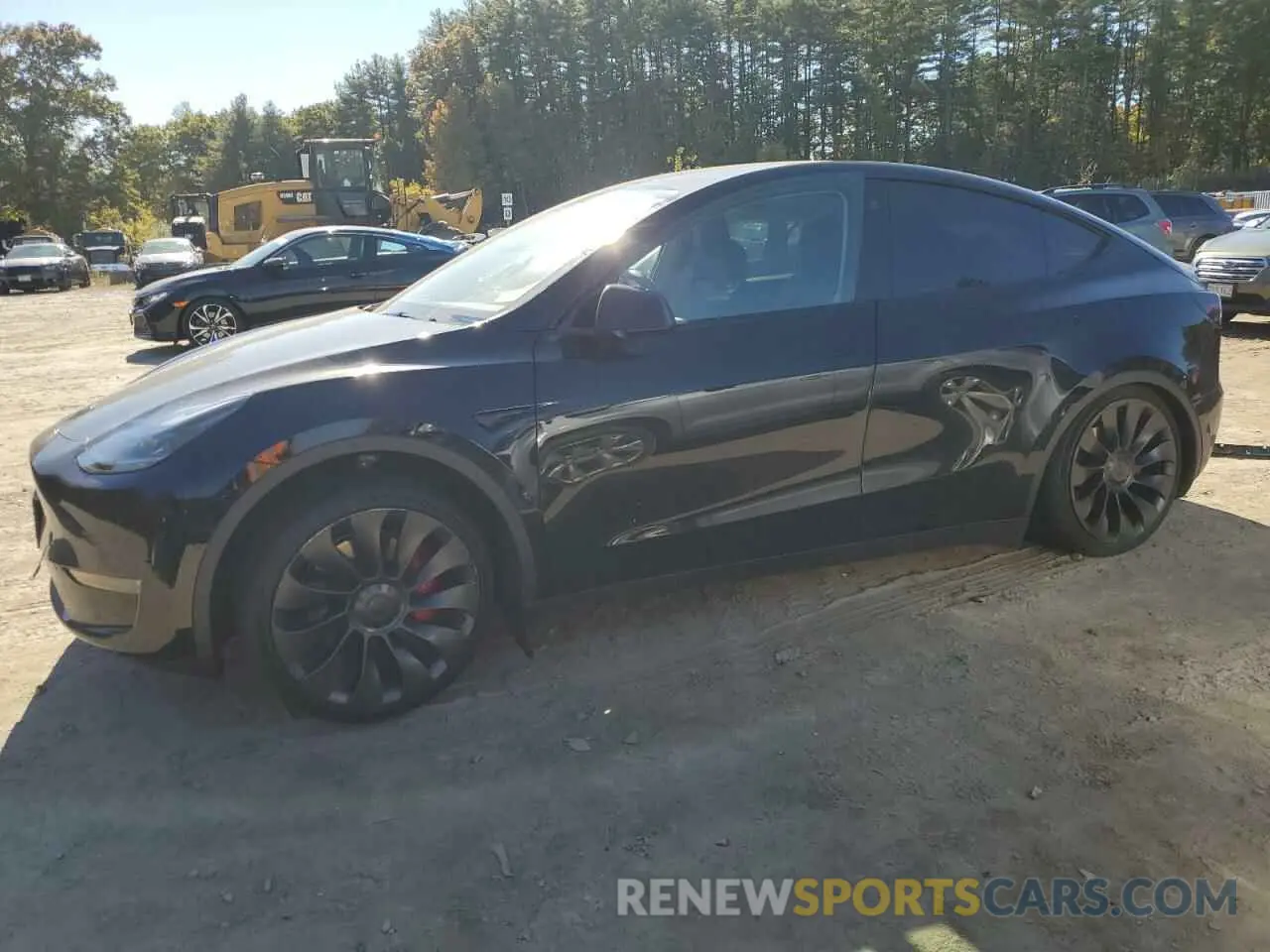 1 Photograph of a damaged car 7SAYGDEF0NF572135 TESLA MODEL Y 2022