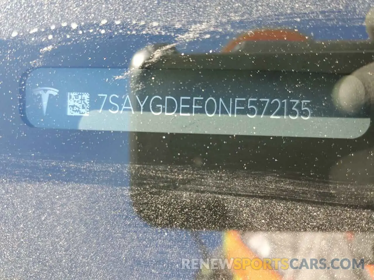 13 Photograph of a damaged car 7SAYGDEF0NF572135 TESLA MODEL Y 2022
