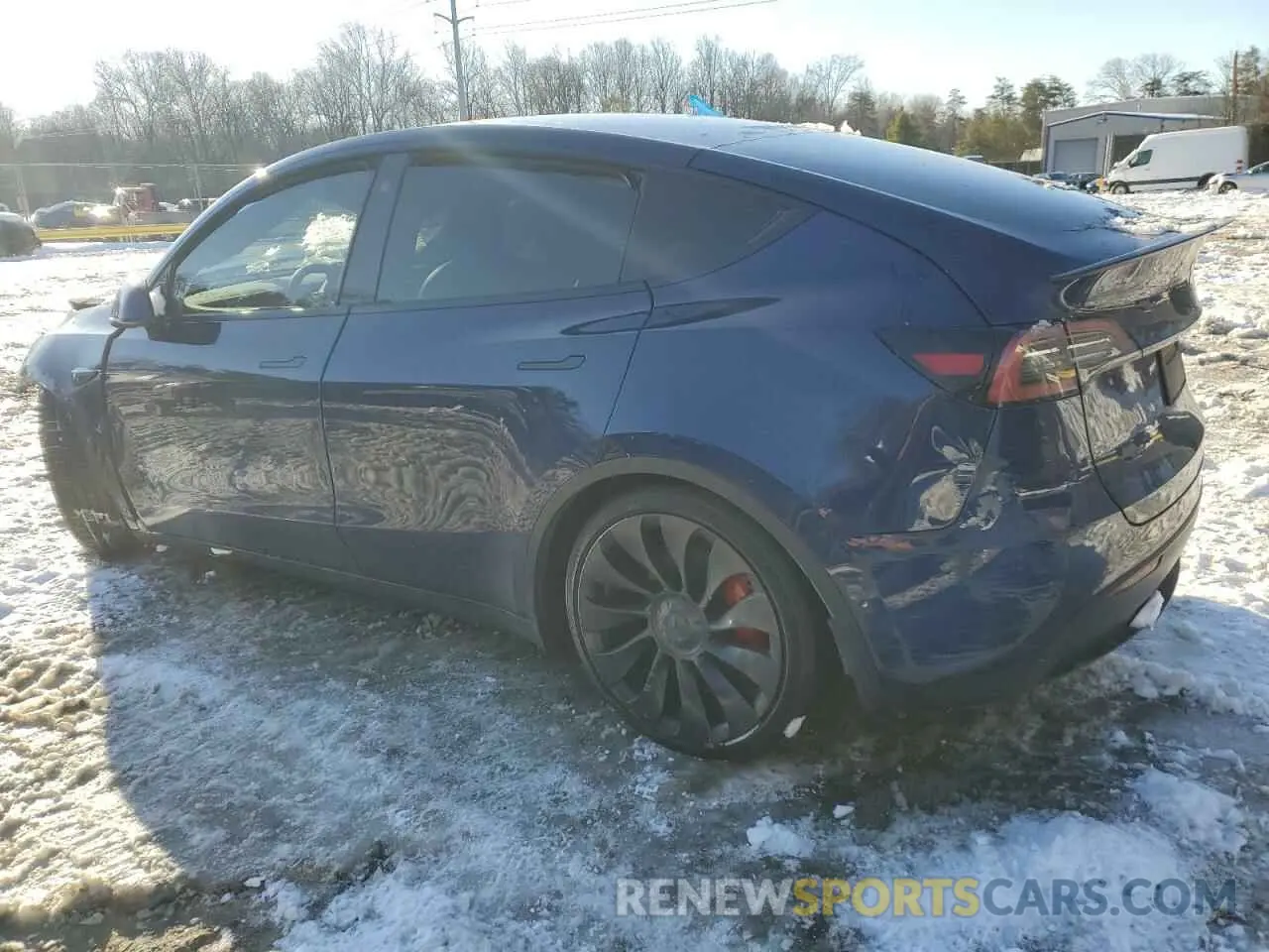 2 Photograph of a damaged car 7SAYGDEF1NF378634 TESLA MODEL Y 2022