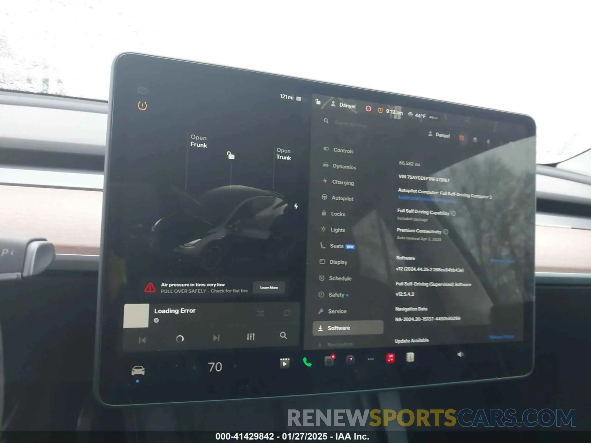 19 Фотография поврежденного автомобиля 7SAYGDEF1NF379167 TESLA MODEL Y 2022