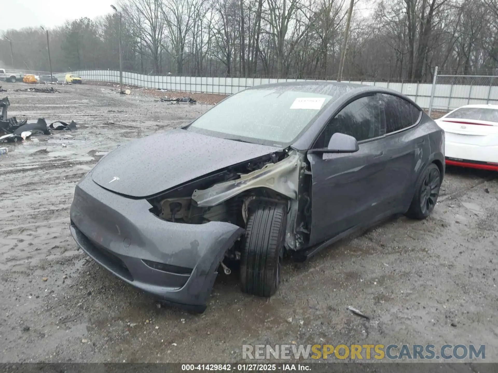 2 Фотография поврежденного автомобиля 7SAYGDEF1NF379167 TESLA MODEL Y 2022