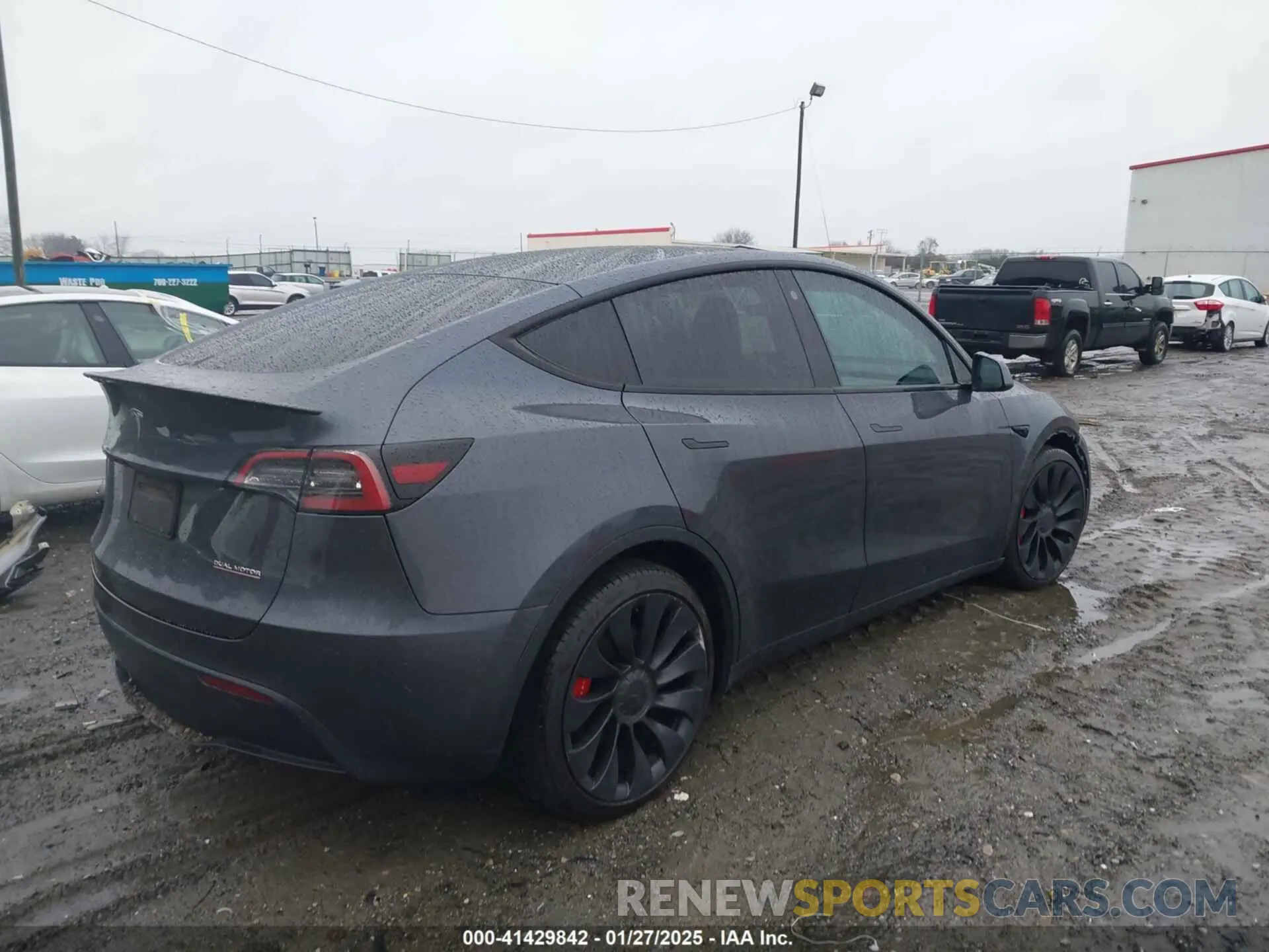 4 Фотография поврежденного автомобиля 7SAYGDEF1NF379167 TESLA MODEL Y 2022