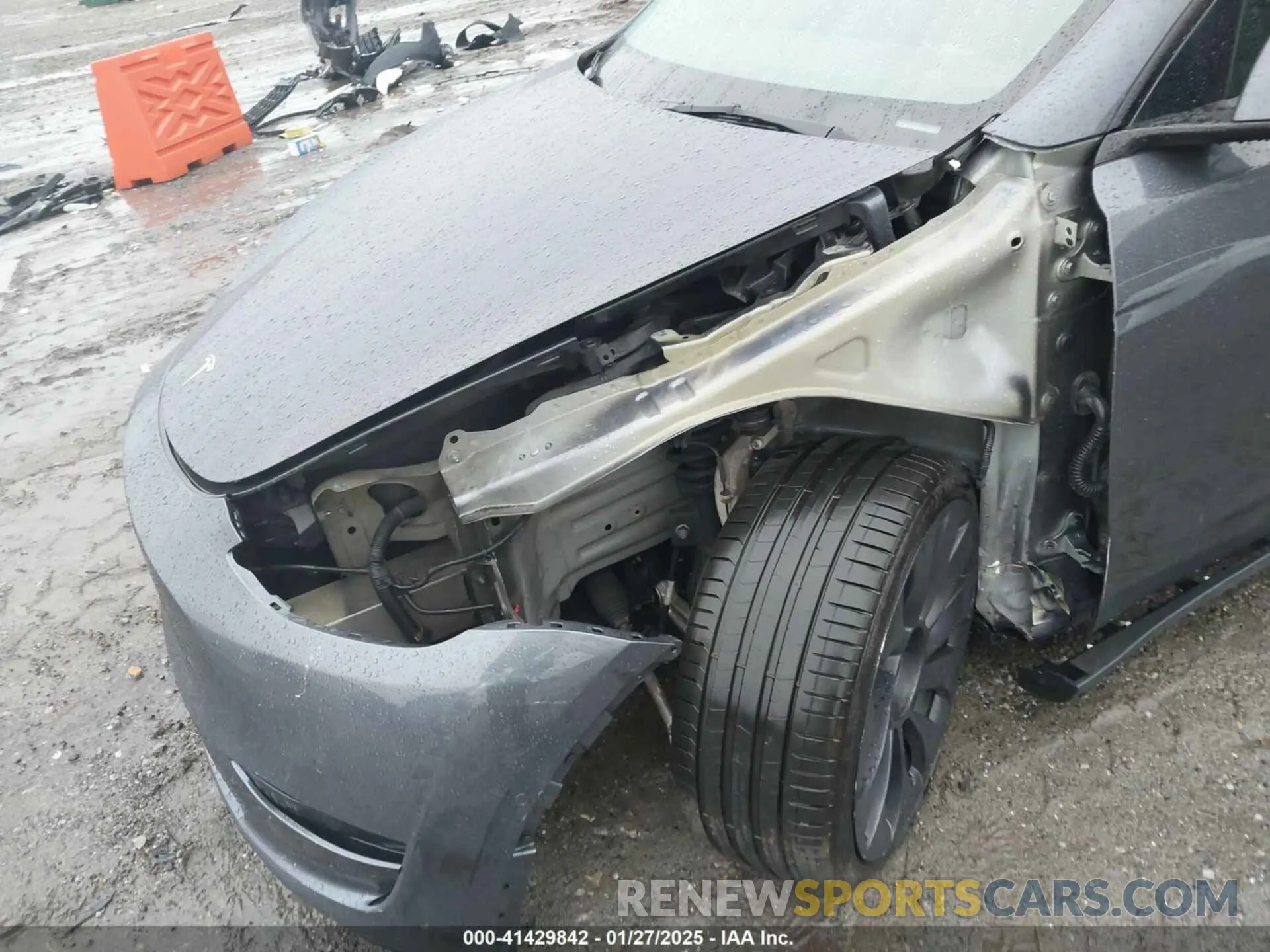 6 Фотография поврежденного автомобиля 7SAYGDEF1NF379167 TESLA MODEL Y 2022