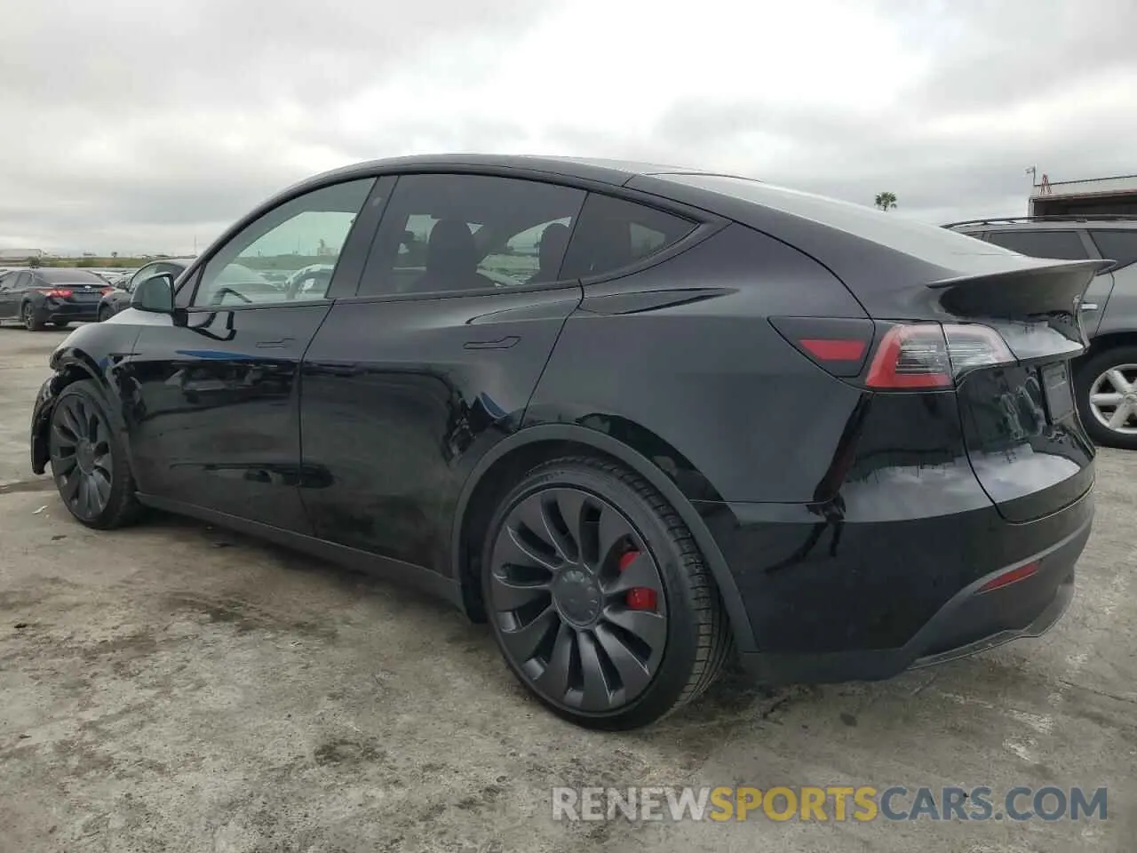 2 Фотография поврежденного автомобиля 7SAYGDEF1NF395613 TESLA MODEL Y 2022