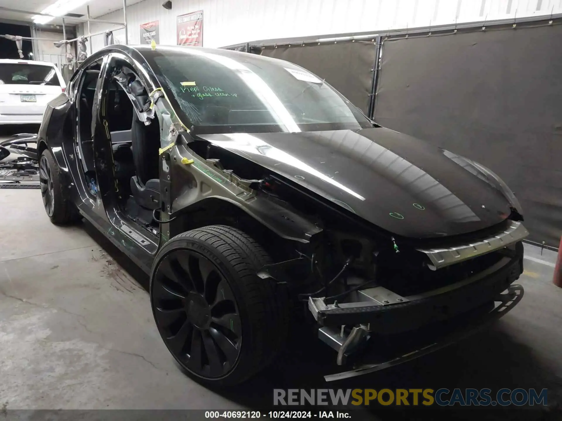 1 Photograph of a damaged car 7SAYGDEF1NF411342 TESLA MODEL Y 2022