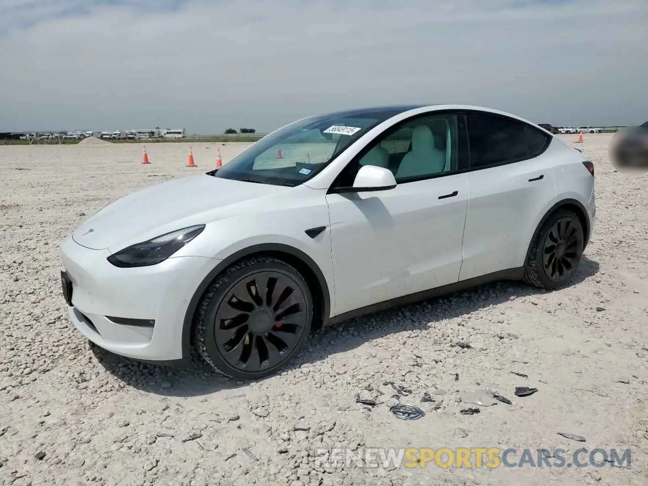 1 Photograph of a damaged car 7SAYGDEF1NF438640 TESLA MODEL Y 2022