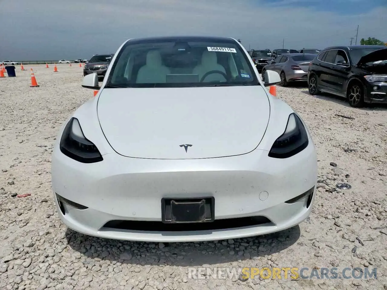 5 Photograph of a damaged car 7SAYGDEF1NF438640 TESLA MODEL Y 2022