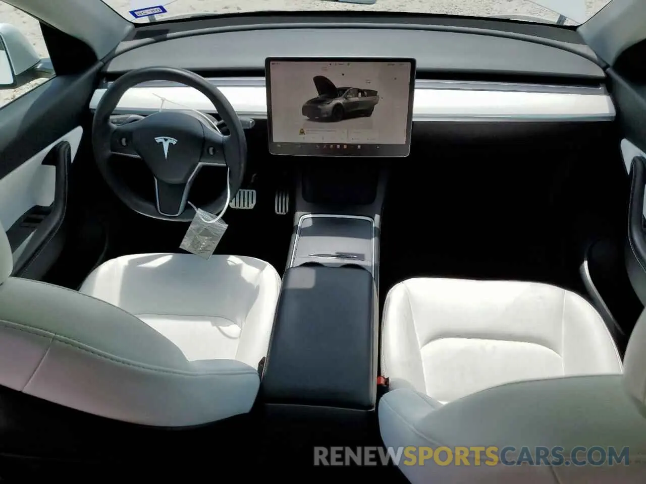 8 Photograph of a damaged car 7SAYGDEF1NF438640 TESLA MODEL Y 2022