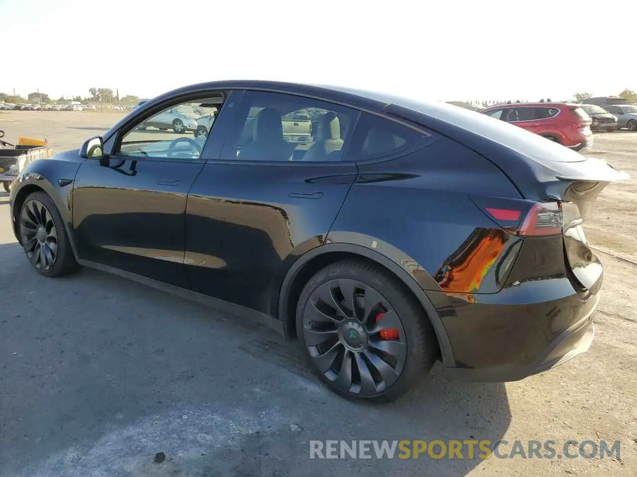 2 Photograph of a damaged car 7SAYGDEF1NF438668 TESLA MODEL Y 2022