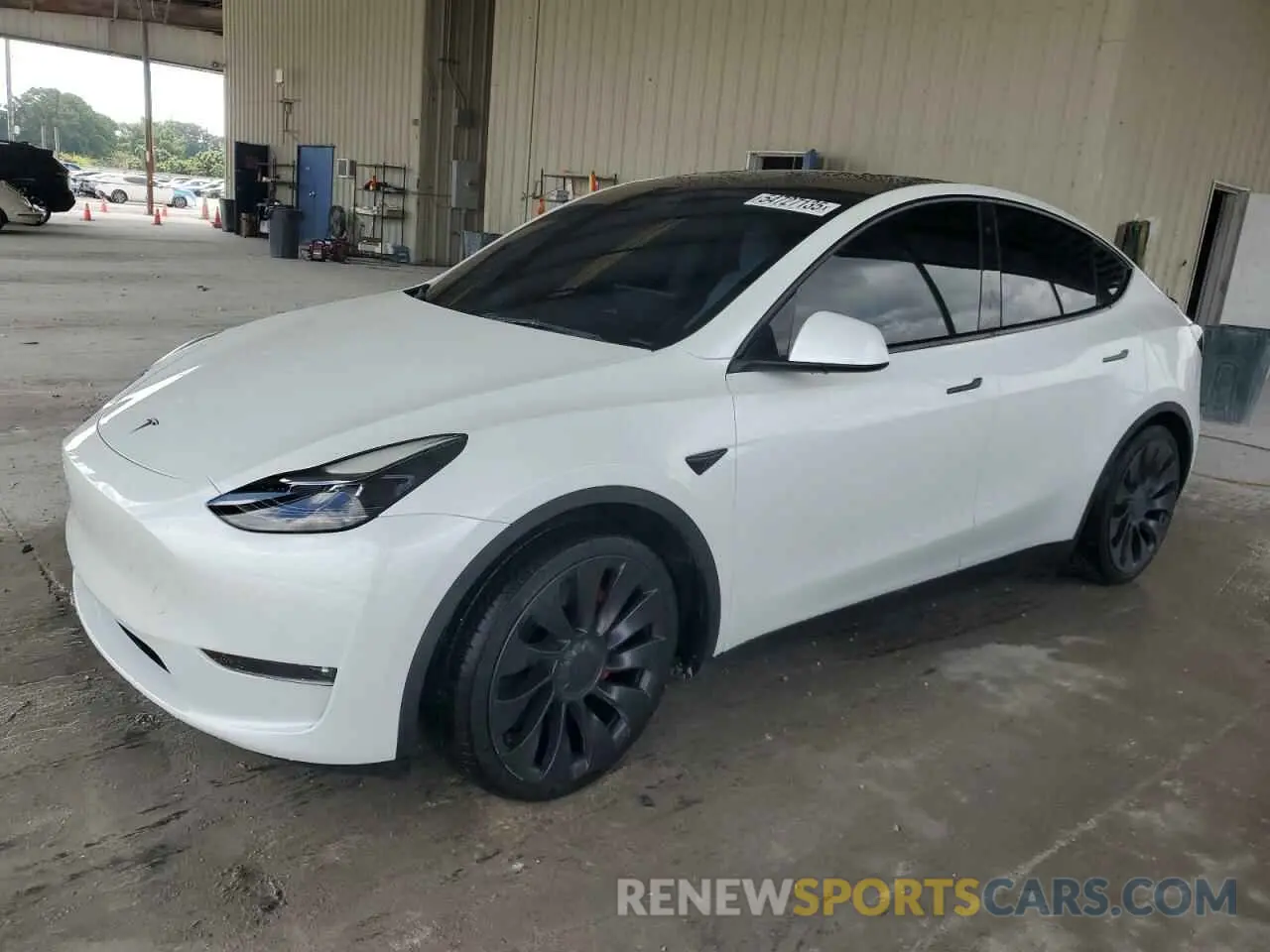 1 Photograph of a damaged car 7SAYGDEF1NF454045 TESLA MODEL Y 2022