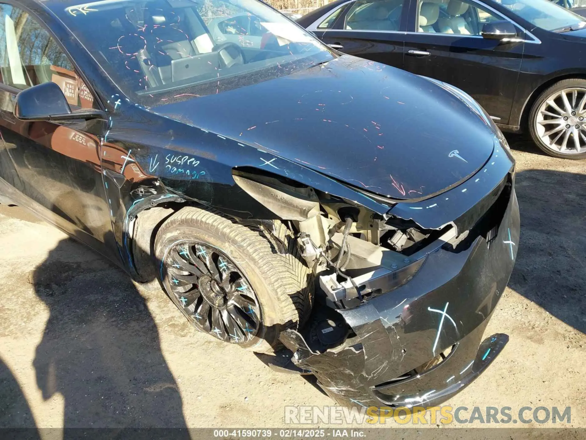 6 Фотография поврежденного автомобиля 7SAYGDEF1NF465188 TESLA MODEL Y 2022
