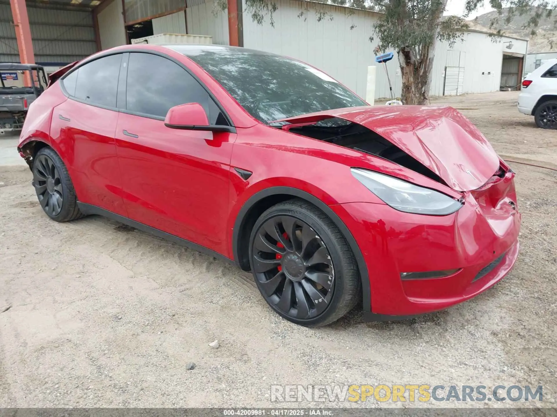 1 Фотография поврежденного автомобиля 7SAYGDEF1NF489572 TESLA MODEL Y 2022