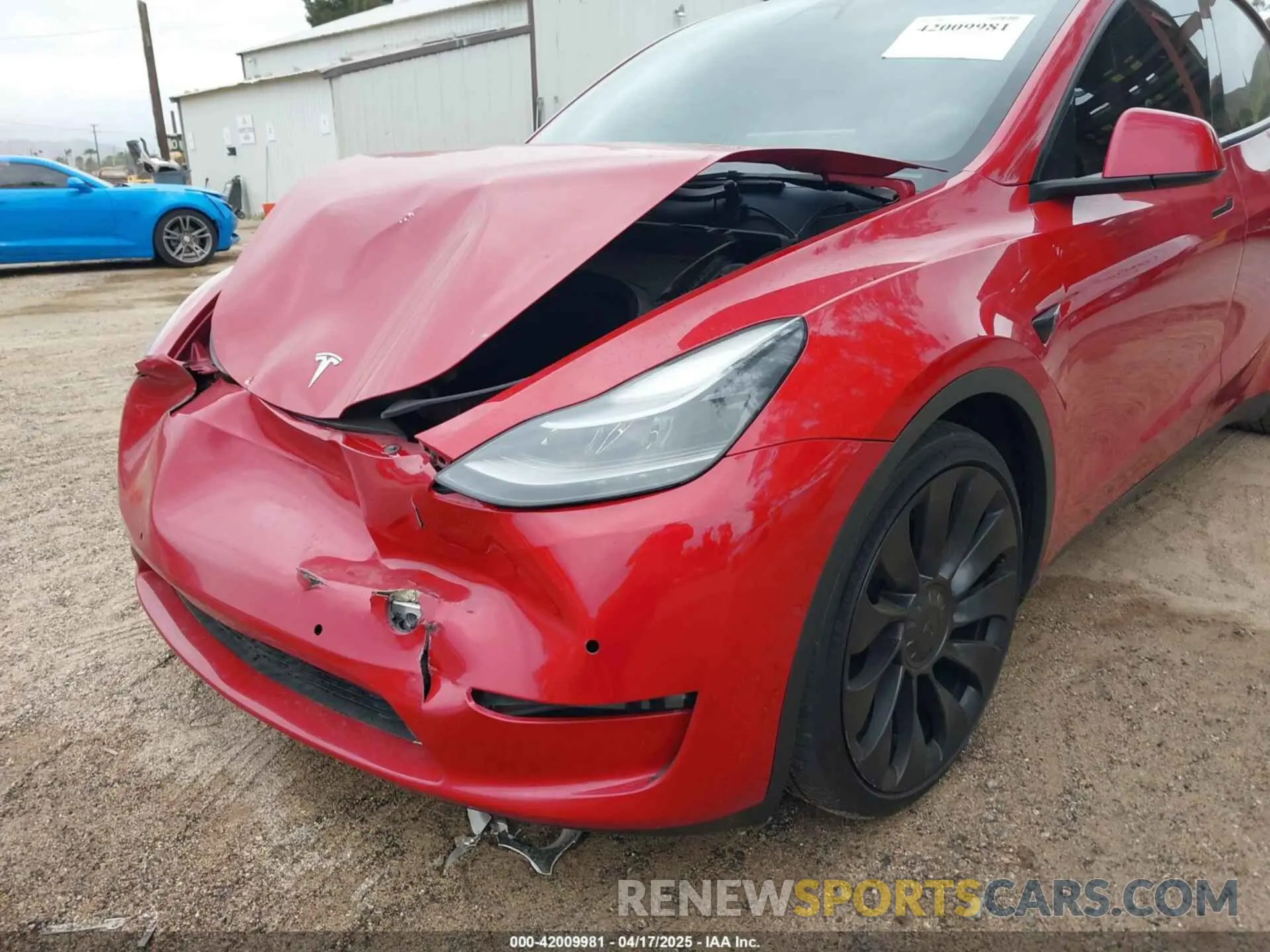 20 Фотография поврежденного автомобиля 7SAYGDEF1NF489572 TESLA MODEL Y 2022