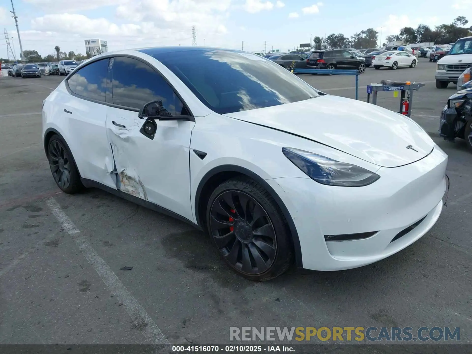 1 Фотография поврежденного автомобиля 7SAYGDEF1NF559572 TESLA MODEL Y 2022