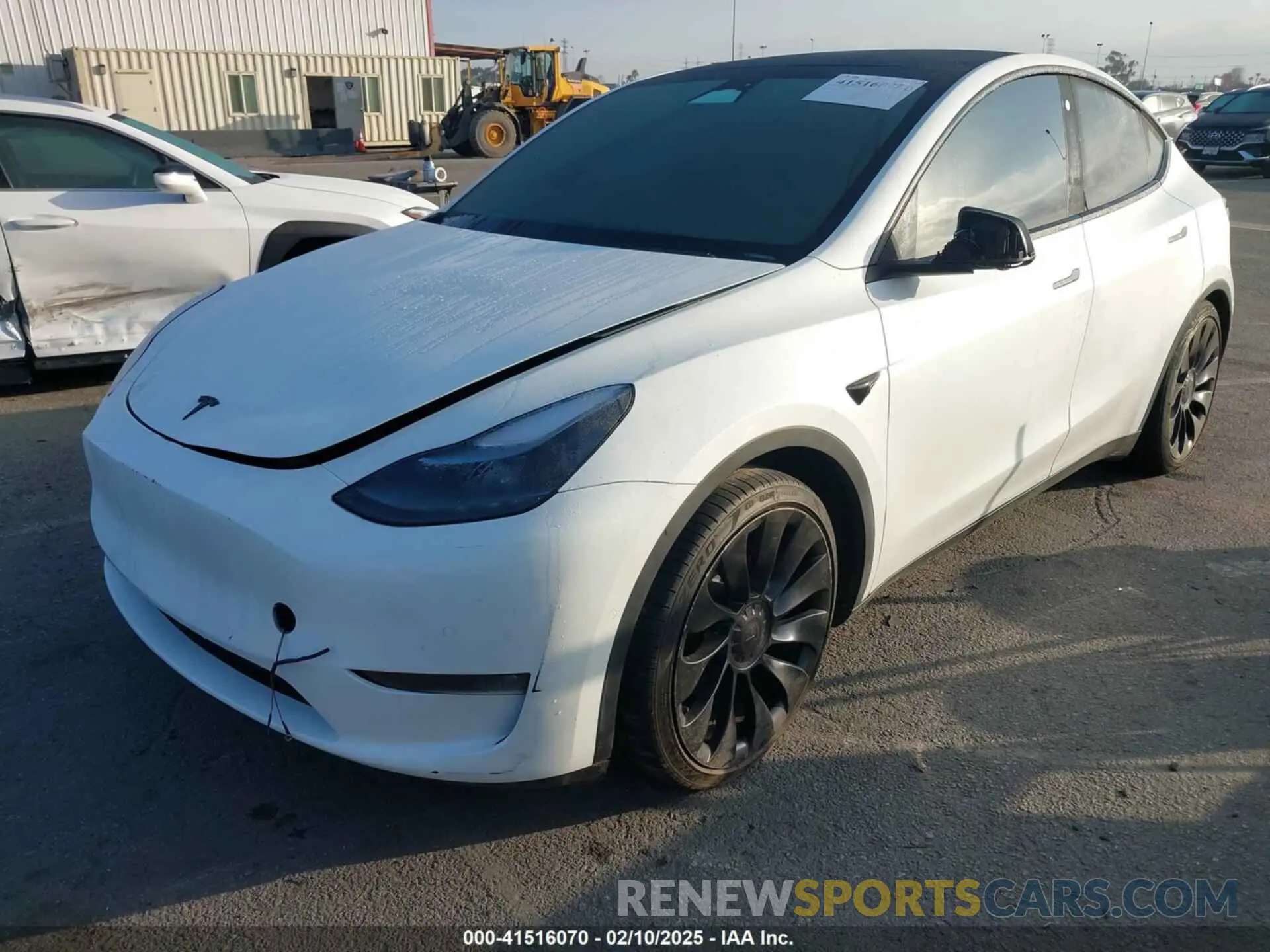 2 Фотография поврежденного автомобиля 7SAYGDEF1NF559572 TESLA MODEL Y 2022