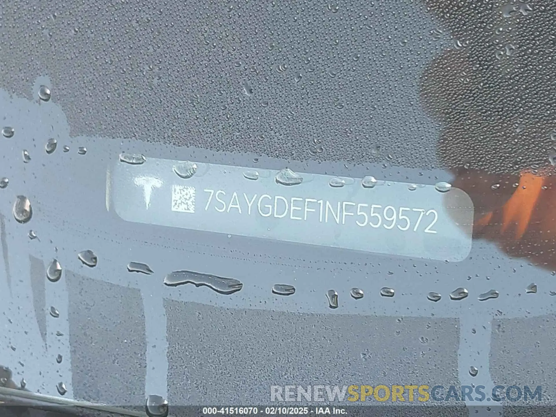 9 Фотография поврежденного автомобиля 7SAYGDEF1NF559572 TESLA MODEL Y 2022