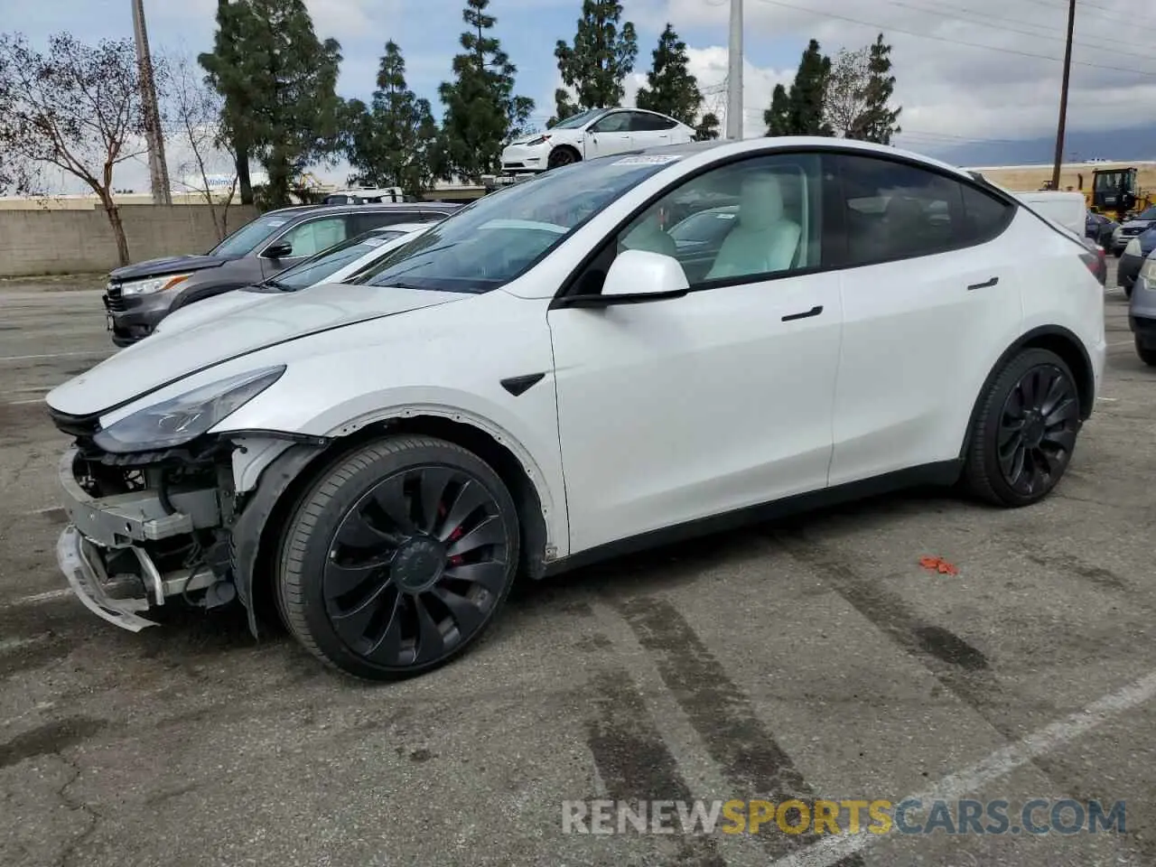 1 Фотография поврежденного автомобиля 7SAYGDEF2NF317678 TESLA MODEL Y 2022