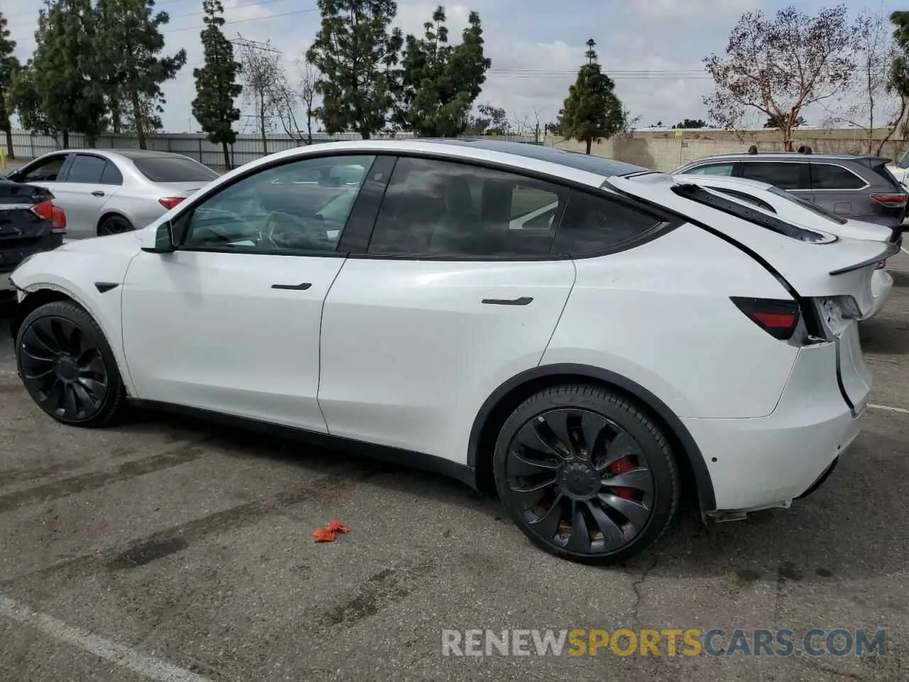 2 Фотография поврежденного автомобиля 7SAYGDEF2NF317678 TESLA MODEL Y 2022