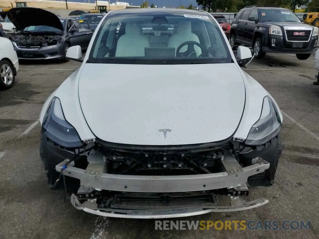5 Фотография поврежденного автомобиля 7SAYGDEF2NF317678 TESLA MODEL Y 2022