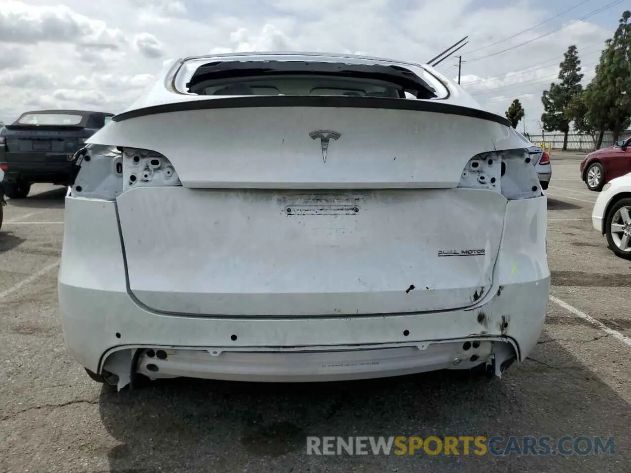 6 Фотография поврежденного автомобиля 7SAYGDEF2NF317678 TESLA MODEL Y 2022