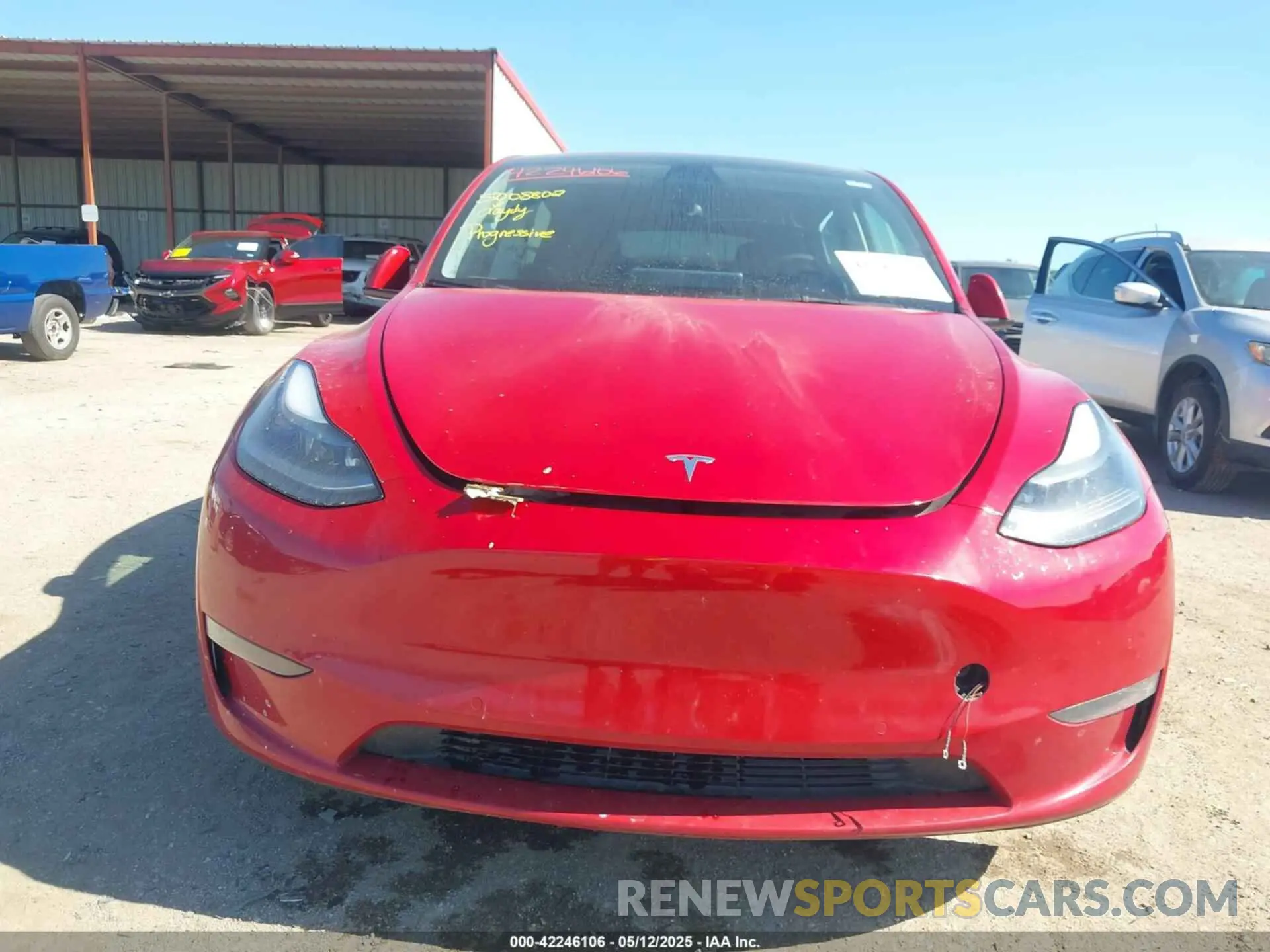 13 Фотография поврежденного автомобиля 7SAYGDEF2NF323352 TESLA MODEL Y 2022