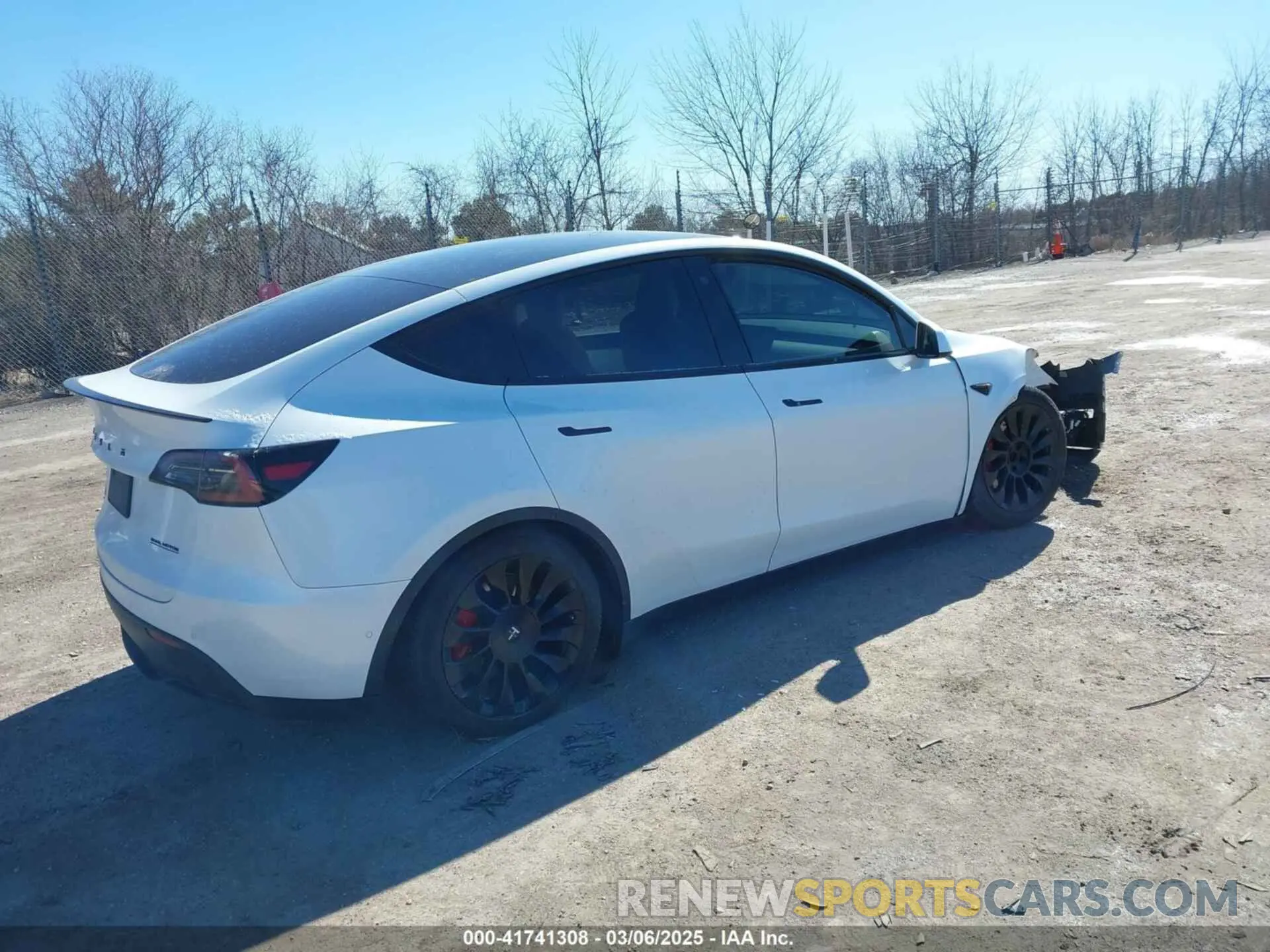 4 Фотография поврежденного автомобиля 7SAYGDEF2NF372096 TESLA MODEL Y 2022